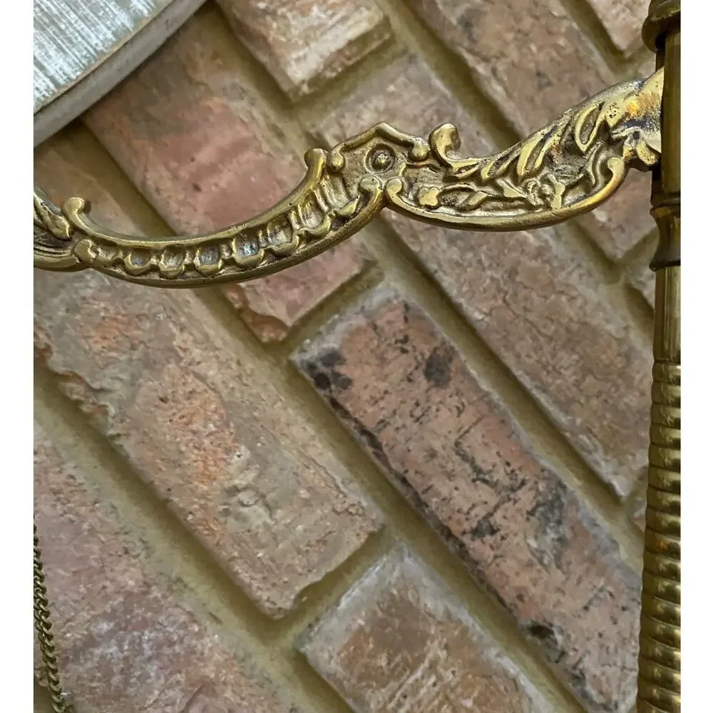 Vintage Brass Scales with‎ Eagle Finial Americana Military